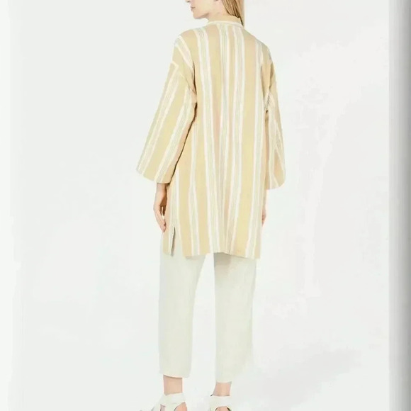 Eileen Fisher Reed
Striped Organic Cotton Doubleweave
Kimono Jacket - Picture 6 of 9